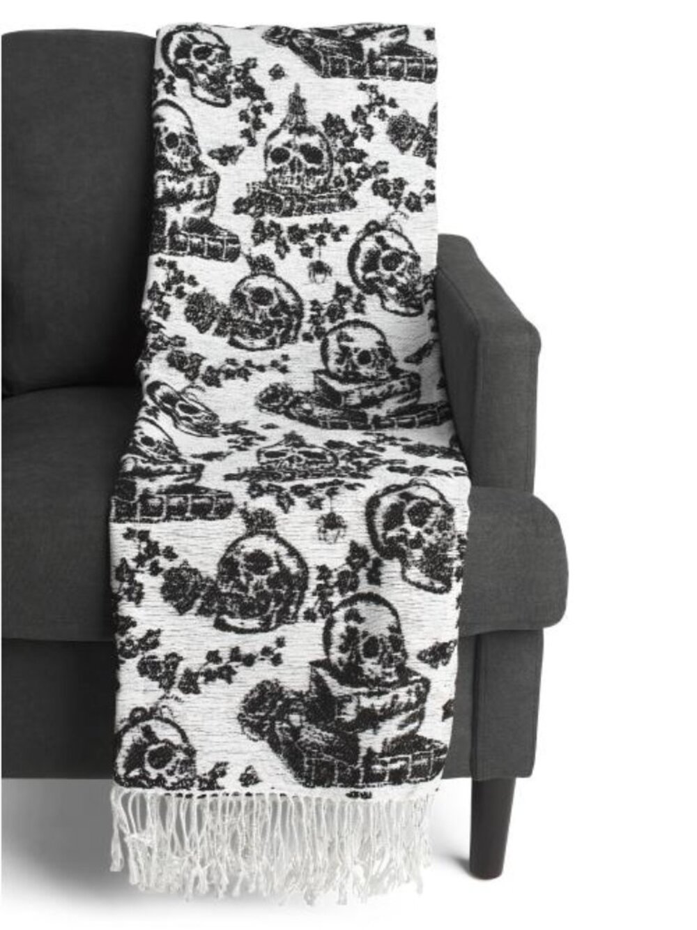 TAHARI Halloween Woven Blanket/Throw